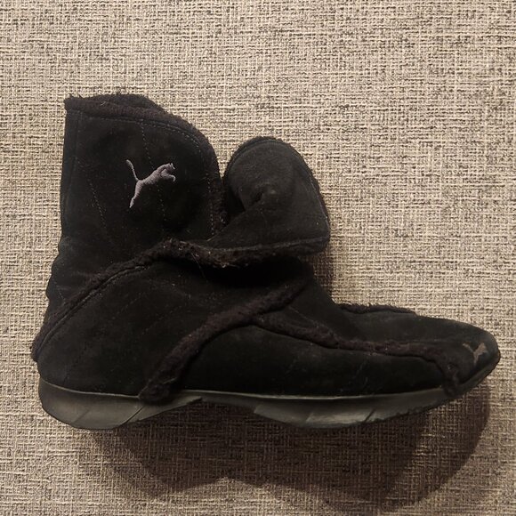 Black Puma Ladies boot/slipper size 7.5 - Picture 2 of 12